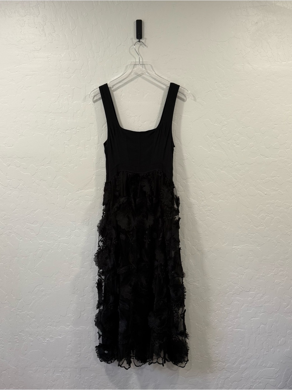 Anthropologie NWT Florina Lace Midi Black Size 8 - Picture 4 of 11